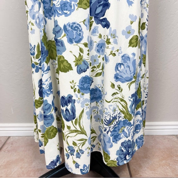 REFORMATION Women’s Size 18 Lucca Floral Nadira Sweetheart Neckline Midi Dress - Picture 9 of 12